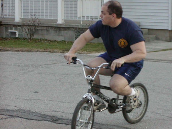 Hey Mark....I thought you needed training wheels??